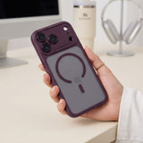 Tech Protect Magpeak Magsafe Cc Iphone 17 Pro / 18 Pro Mat Burgundy