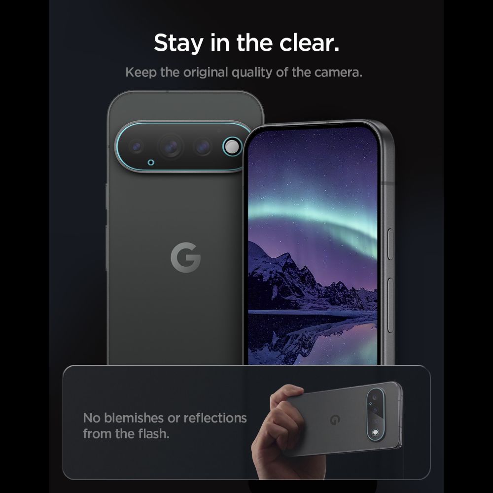 Kamera Beskyttelse Spigen Optik Pro Glas.Tr Ez Fit Camera Protector 2 Pack Google Pixel 11 Pro Xl Clear