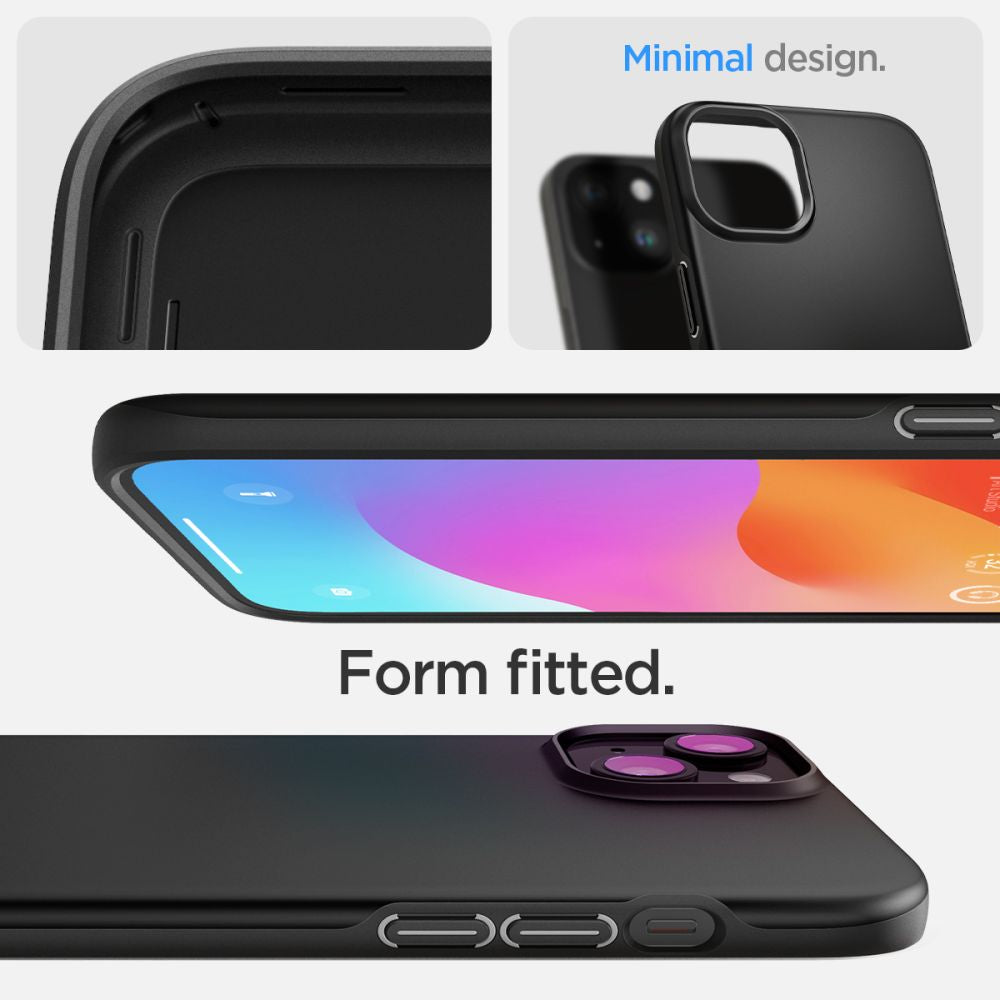 Spigen Thin Fit Iphone 15 Sort