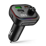 Tech Protect Cc07 3 Ports Biloplader Pd 54 W + Sender Fm Bluetooth Sort