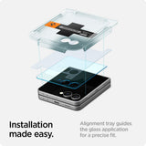 Hærdet Glas Spigen Glas.Tr ”Ez Fit” Hd Galaxy Z Flip 7/8 Clear