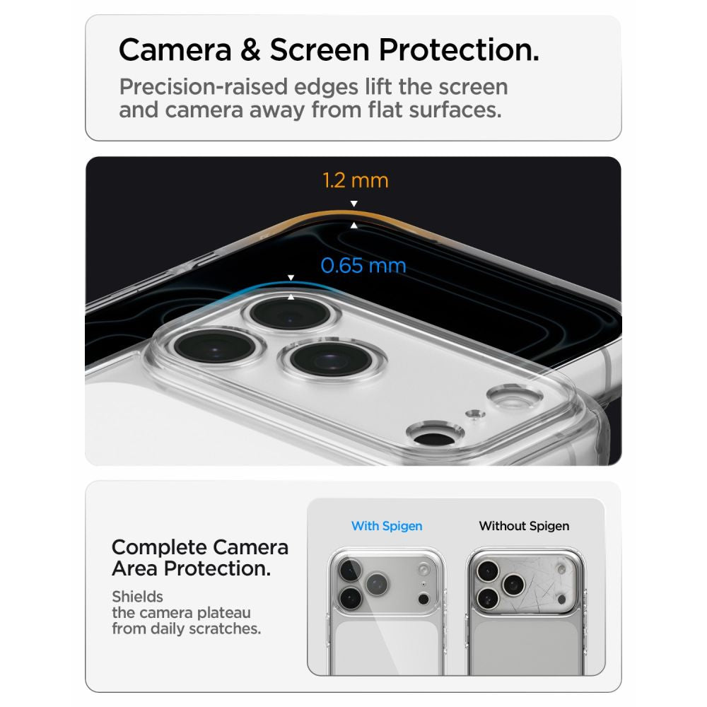 Spigen Ultra Hybrid Iphone 17 Pro / 18 Pro Krystalklar