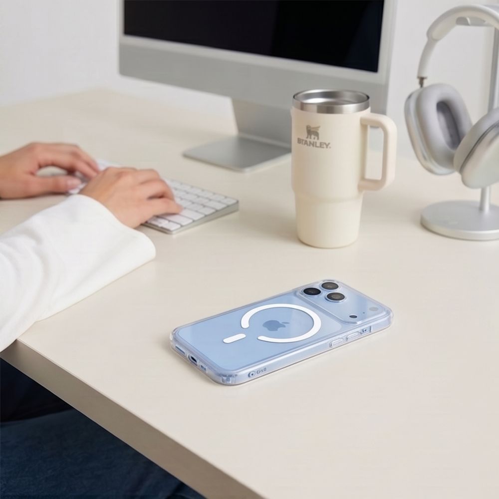 Tech Protect Flexair Hybrid Magsafe + Glas 2 Pak Iphone 17 Pro / 18 Pro Klar