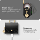 Spigen Cyrill Mini Taske Til Apple Airpods 4/5 Sort