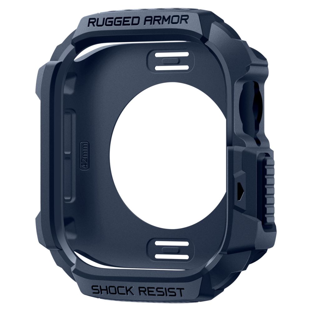 Spigen Rugged Armor V2 Apple Watch 10/11 (42 Mm) Marineblå
