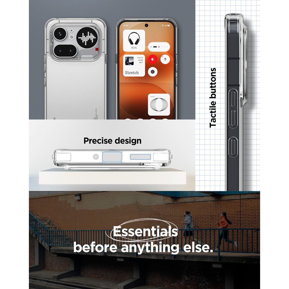 Spigen Ultra Hybrid Nothing Phone 4 A Pro Krystalklar