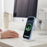 Tech Protect Magmat Magsafe Cc Iphone 17 Pro Max / 18 Pro Max Mat Lysblå