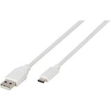 Vivanco DCVVUSBC20A12W USB-kabel 1,2 m USB C USB A Hvid