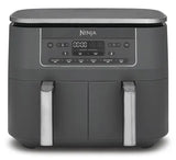 Ninja DZ300EU Dobbelt varmluftssteger 2.4kW Metalgrå