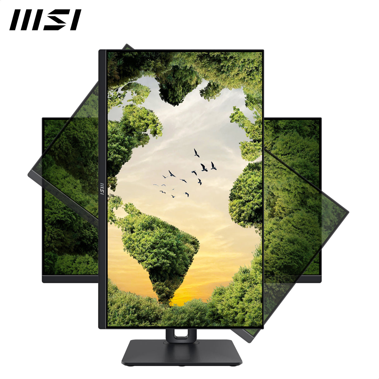 MSI PRO MP245PG 24 1920 x 1080 (Full HD) VGA (HD-15) HDMI DisplayPort 100Hz Pivot Skærm