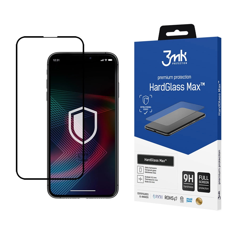 Hærdet glas til iPhone 14 Plus 9H fra 3mk HardGlass Max-serien