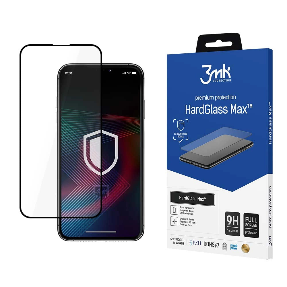 Hærdet glas til iPhone 14 9H fra 3mk HardGlass Max-serien