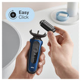 Braun Barbermaskine Shaver 61-B1000s Blue