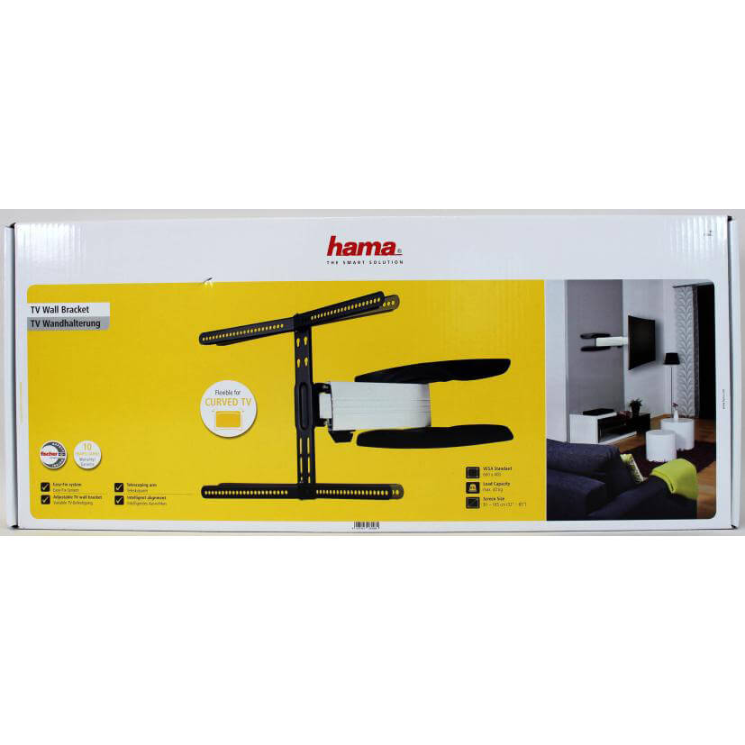 Hama Tv Vægbeslag Fullmotion Max Vesa 600x400 Curved Tv