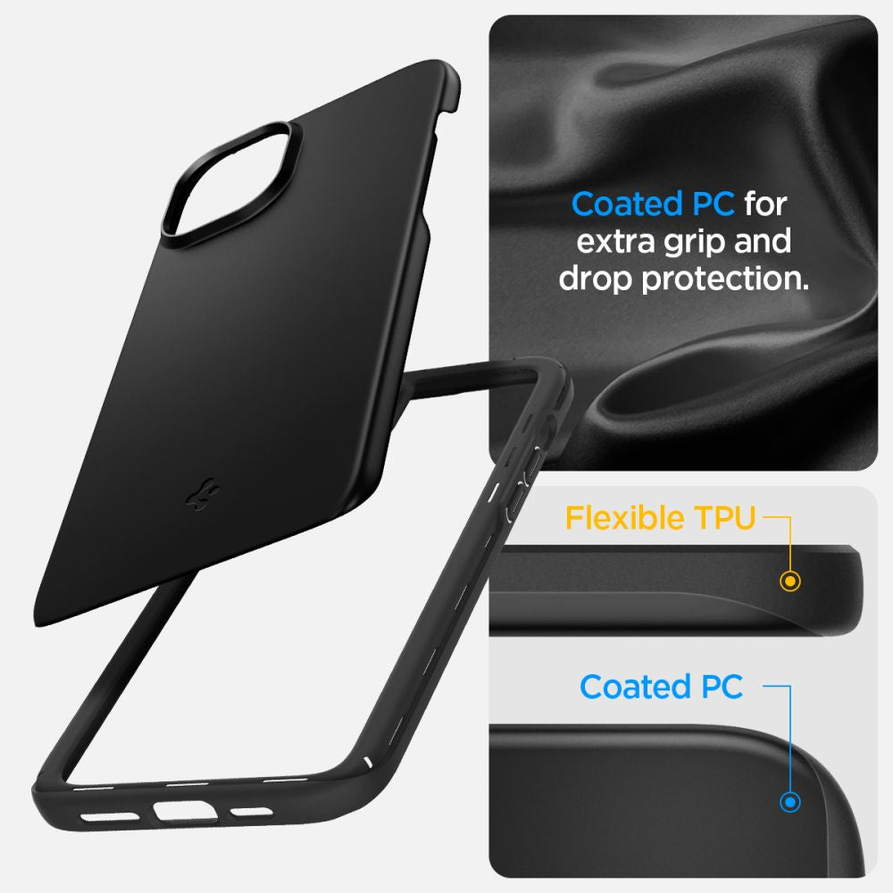 Spigen Thin Fit Iphone 15 Sort