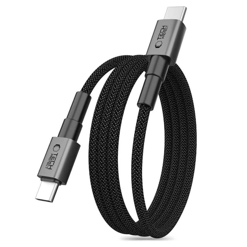 Tech Protect Ultraboost Dna Magtwist Type C Kabel Pd 100 W / 5 A 200 Cm Jerngrå