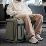 Tech Protect Defender S50 Ryanair & Wizzair Rejse Laptop Rygsæk 20 L 40x20x25 Olivengrøn