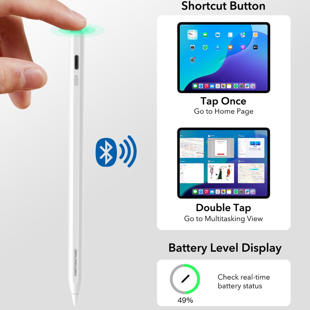 Esr Geo Digital Stylus Pen Hvid