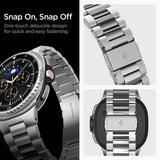 Spigen Modern Fit Band Samsung Galaxy Watch 8 / 9 / Classic (40 / 44 / 46 Mm) Sølv