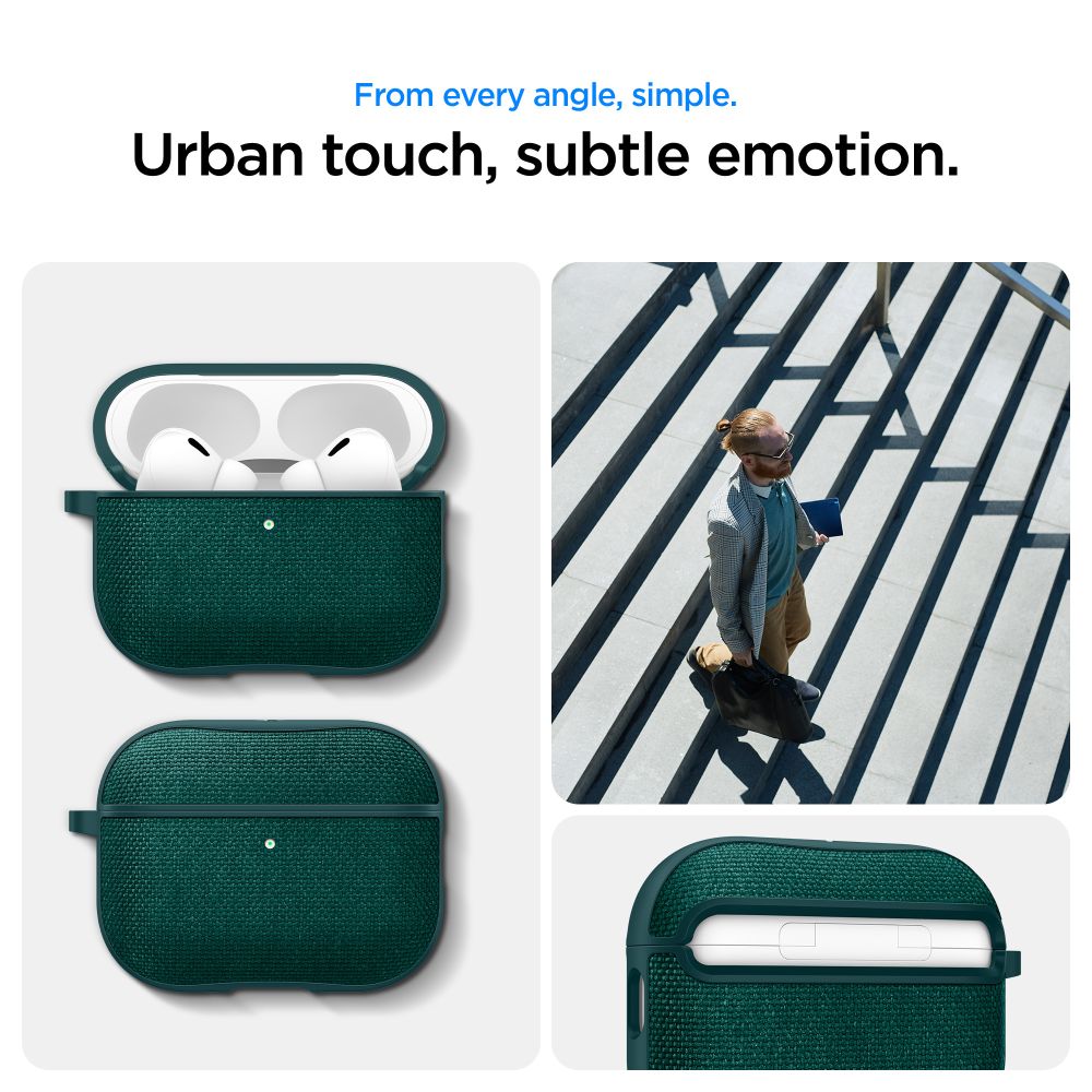 Spigen Urban Fit Apple Airpods Pro 3 Midnatsgrøn