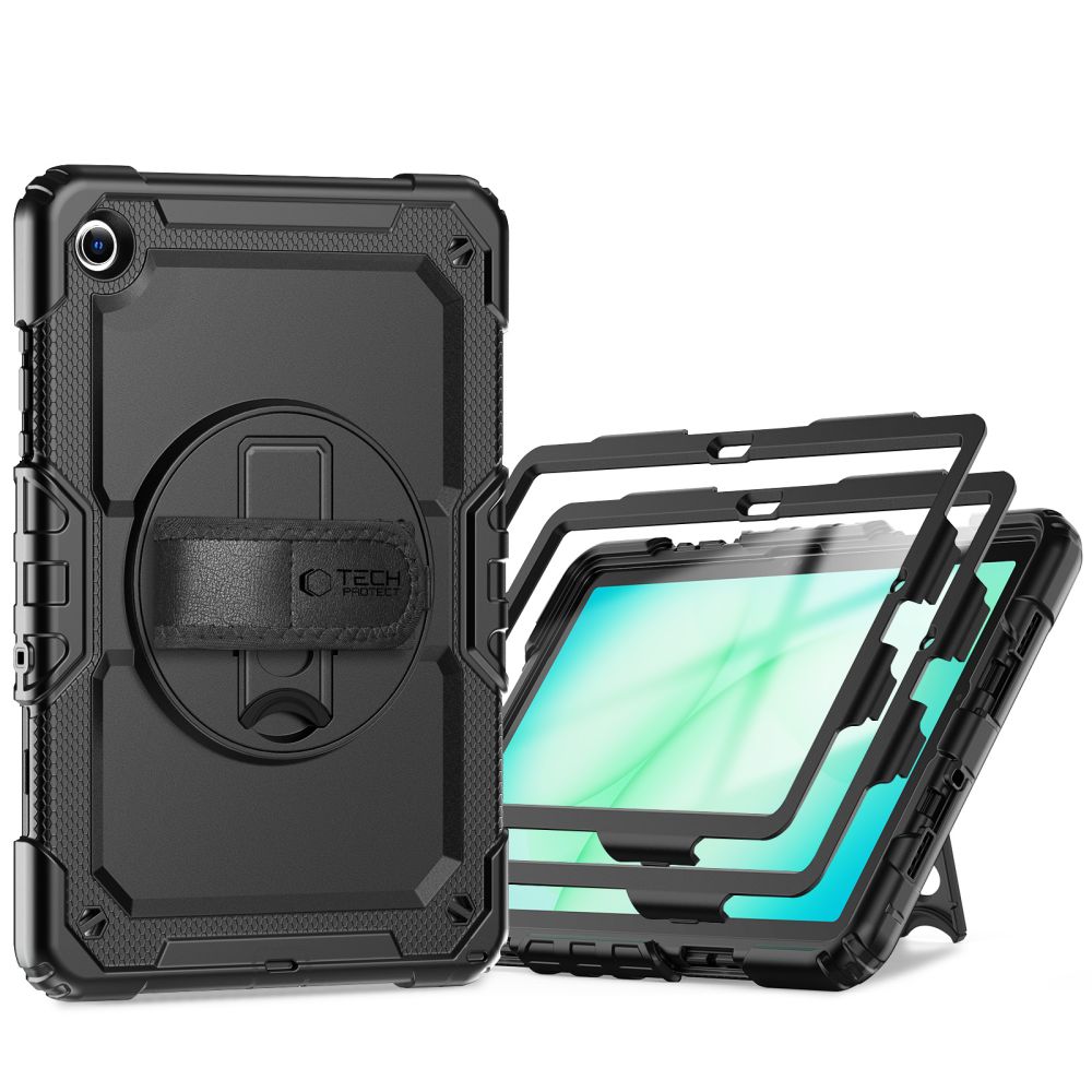 Tech Protect Solid 2 Sæt Galaxy Tab A9+ / A11+ Plus 11.0 X210 / X215 / X216 / X230 / X235 / X236 Sort