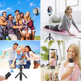 Tech Protect L01 S Bluetooth Selfie Stick Stativ Sort