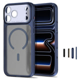 Tech Protect Magprime Magsafe Cc Iphone 17 Pro Max / 18 Pro Max Mat Dyb Blå