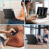 Tech Protect Smartcase Magnetisk + Tastatur Ipad Pro 13” 7/8 2024 2025 Sort