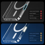 Tech Protect Flexair Hybrid Cc Magsafe Iphone 16 Clear