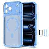 Tech Protect Magpeak Magsafe Cc Iphone 17 Pro Max / 18 Pro Max Mat Lysblå