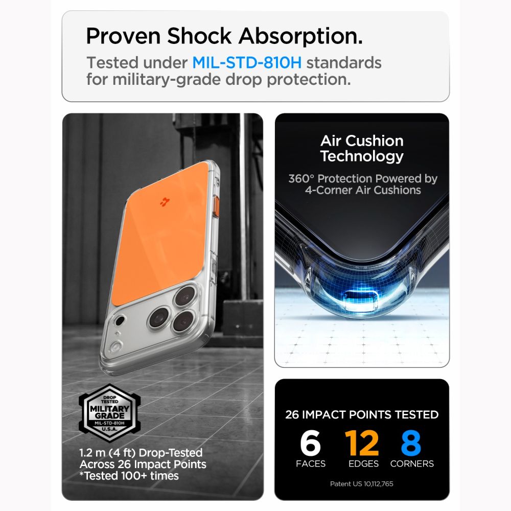 Spigen Ultra Hybrid T Magsafe Iphone 17 Pro Max / 18 Pro Max Glossy Orange
