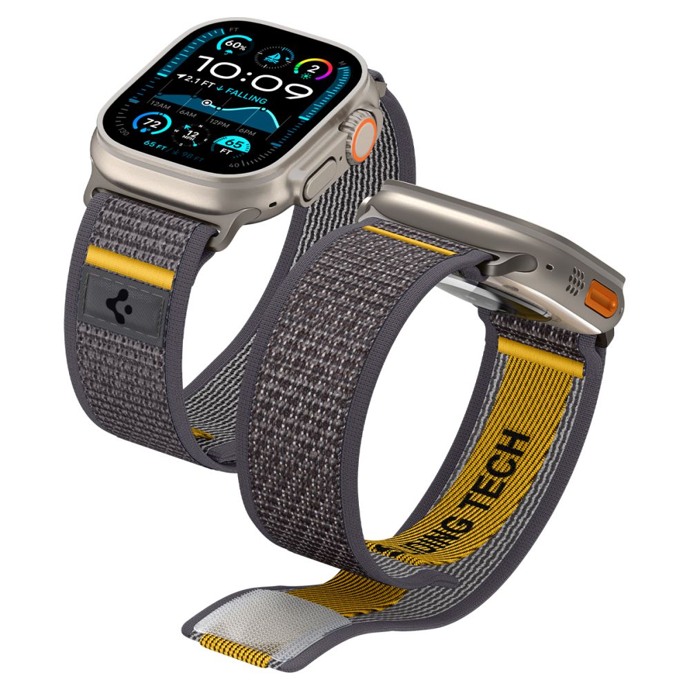 Spigen Athlex Air Apple Watch 8 / 9 / 10 / 11 / 12 / Se / Ultra (44 / 45 / 46 / 49 Mm) Active Grå