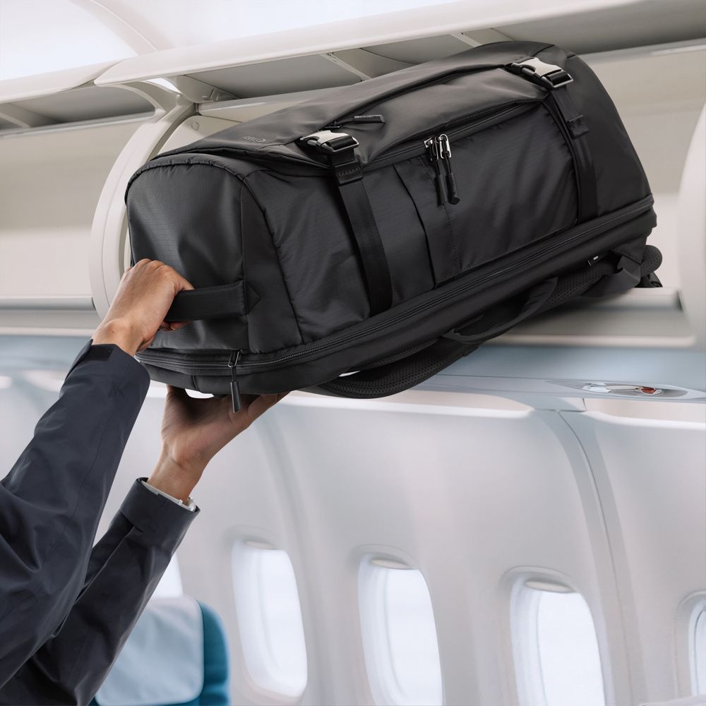 Tech Protect Defender S70 Ryanair & Wizzair Rejse Laptop Rygsæk 24 L 40x30x20 Sort