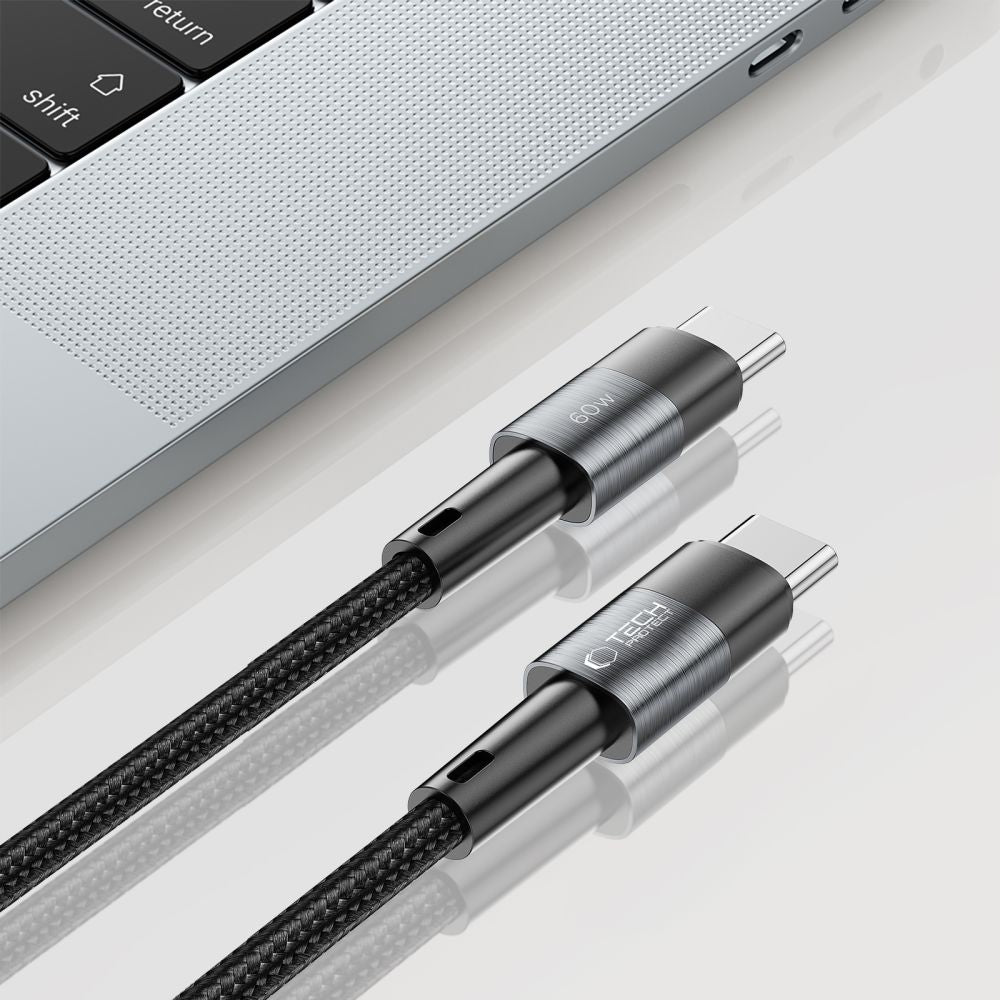 Tech Protect Ultraboost Type C Kabel Pd 60 W / 3 A 100 Cm Grå