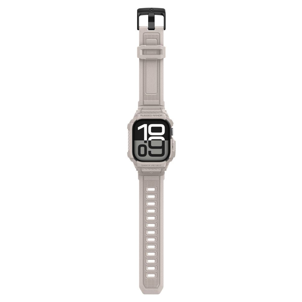 Spigen Rugged Armor ”Pro” V2 Apple Watch 10/11 (42 Mm) Dune Beige