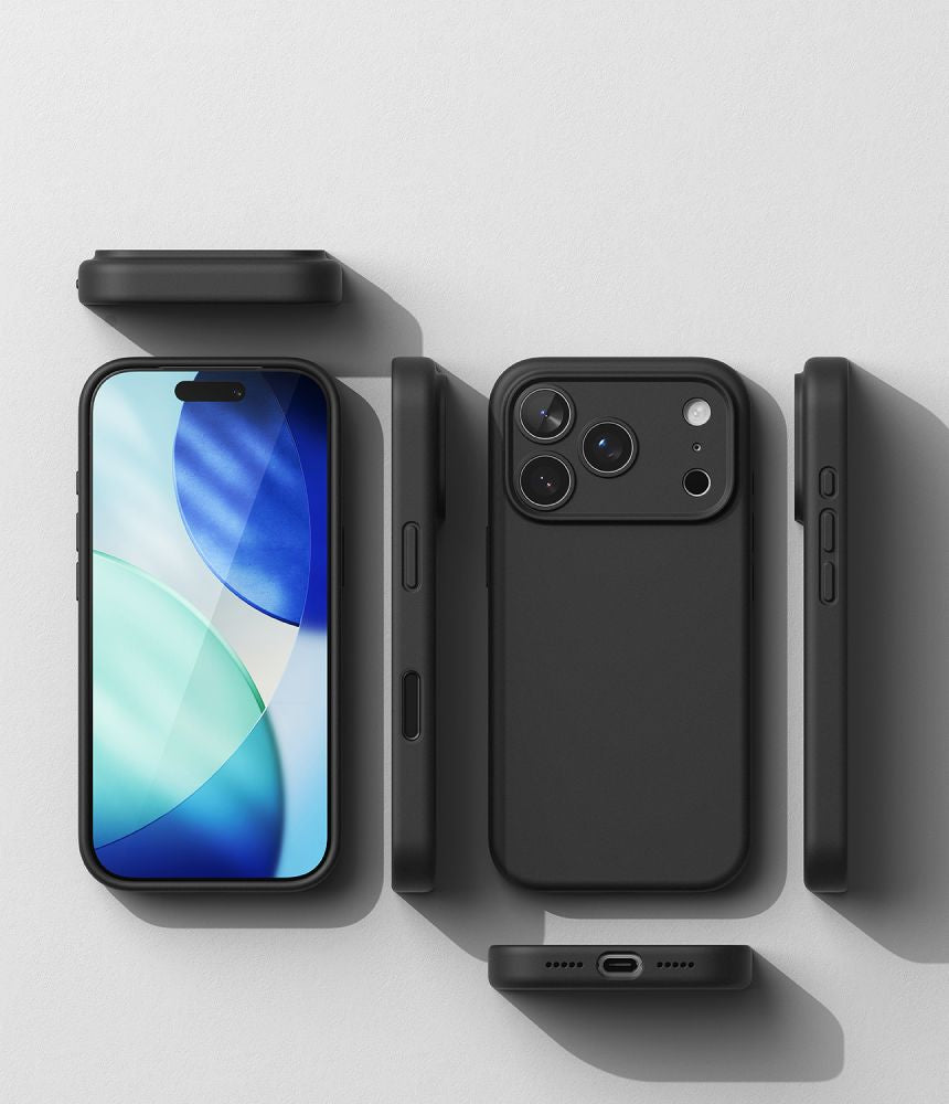 Ringke Silikone Magnetisk Magsafe Iphone 18 Pro Sort
