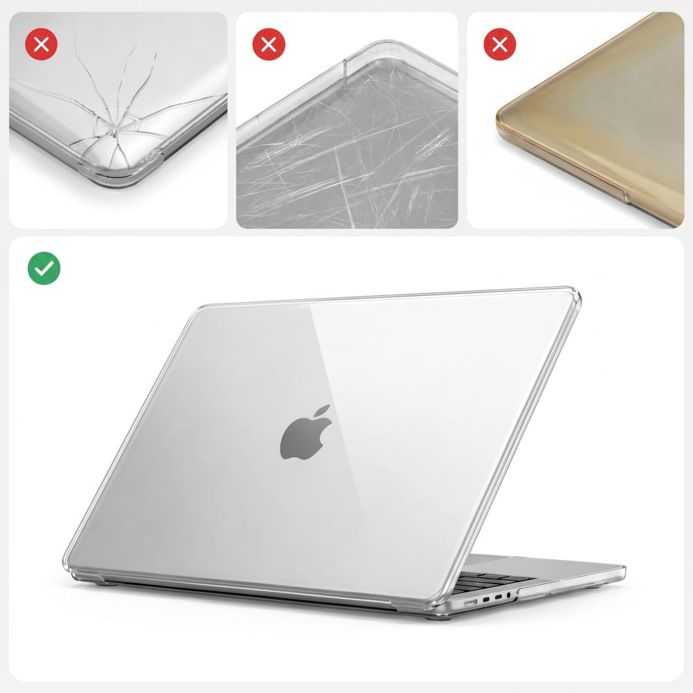Tech Protect Softshell Macbook Pro 16 M1 M5 / M5 Pro / M5 Pro Max 2021 2026 Krystalklar