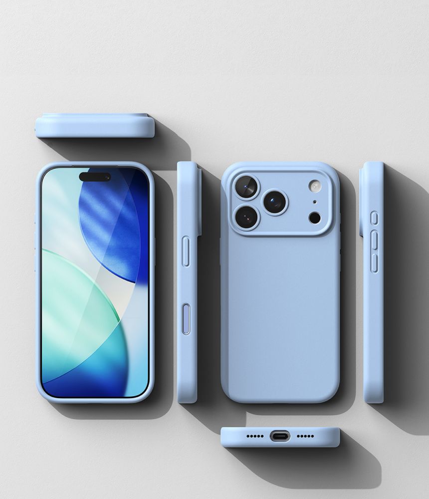 Ringke Silikone Magnetisk Magsafe Iphone 18 Pro Lyseblå