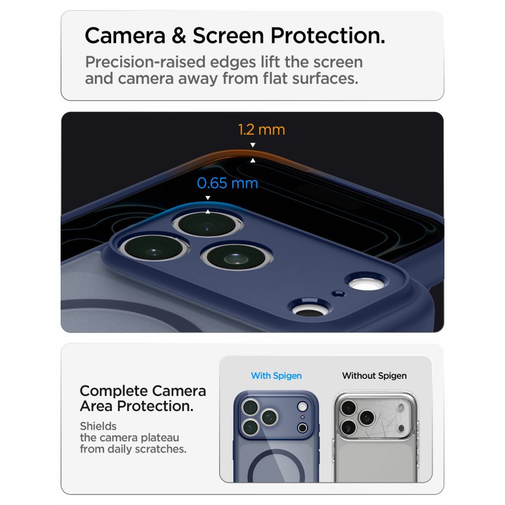 Spigen Ultra Hybrid Magsafe Iphone 17 Pro / 18 Pro Frost Deep Blue