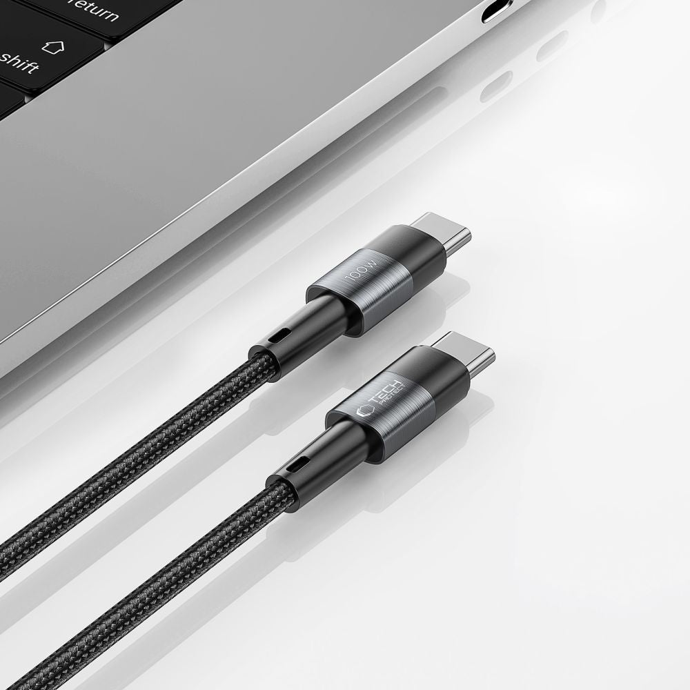 Tech Protect Ultraboost Type C Kabel Pd 100 W / 5 A 300 Cm Grå