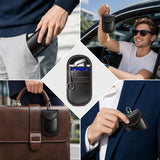 Tech Protect Klr100 Etui Nøglefri Rfid Signalblokker Kullstof Sort/Rød