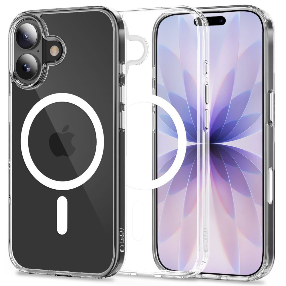 Tech Protect Flexair Hybrid Cc Magsafe Iphone 17 Clear