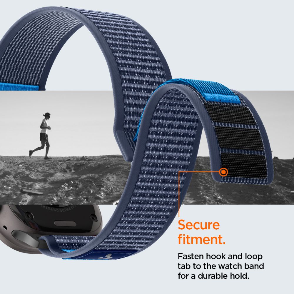 Spigen Athlex Air 2 Apple Watch 8 / 9 / 10 / 11 / 12 / Se / Ultra (44 / 45 / 46 / 49 Mm) Active Marineblå