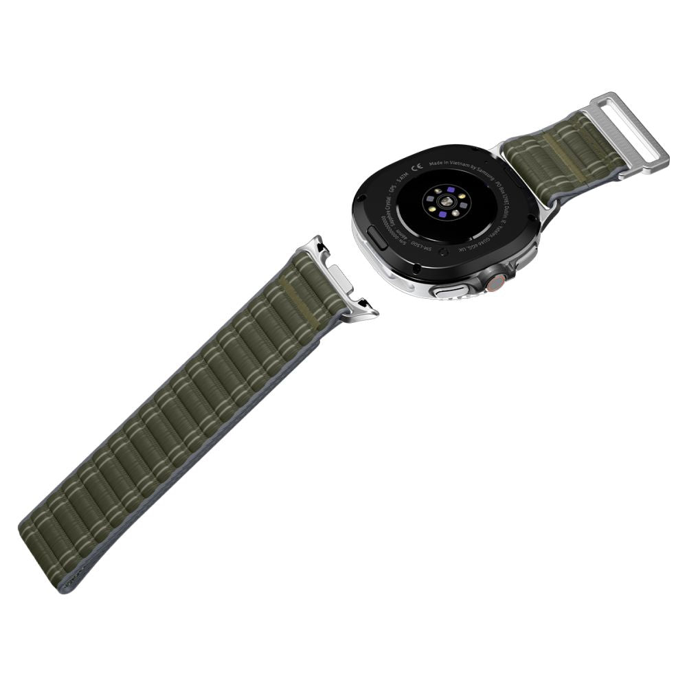 Spigen Wbf0 Band Til Samsung Galaxy Watch 8 / 9 / Classic (40 / 44 / 46 Mm) Grøn