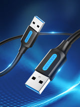 Vention CONBH USB-kabel USB 3.2 Gen 1 (3.1 Gen 1) 2 m USB A 5 Gbit/sek. Sort