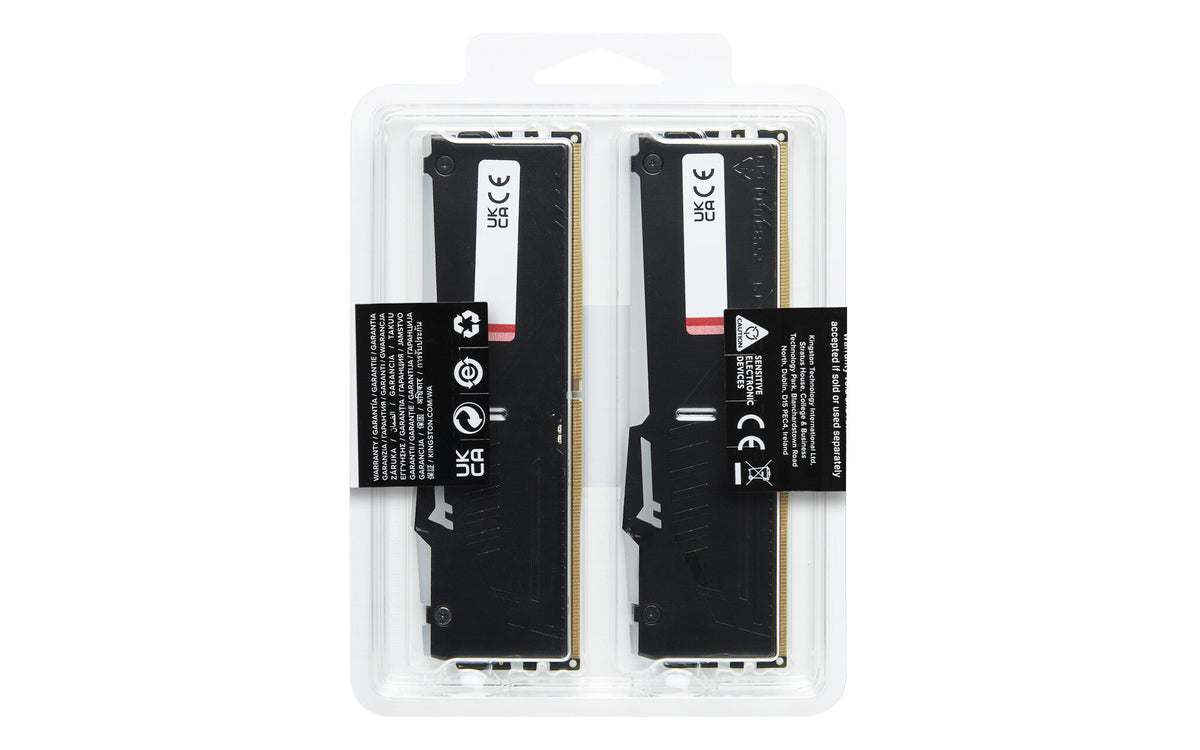 Kingston Technology FURY Beast 16GB 6000MT/s DDR5 CL30 DIMM (Kit of 2) RGB EXPO
