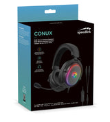 SPEEDLINK CONUX RGB Headset Ledningsført Spil USB Type-A Sort