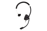 V7 Deluxe HA401 Kablet on-ear Mono Headset - Sort, Sølv