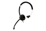 V7 Deluxe HA401 Kablet on-ear Mono Headset - Sort, Sølv