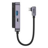 Baseus PadJoy universel 6in1 USB-C USB-C HUB til tablet / smartphone - mørkegrå